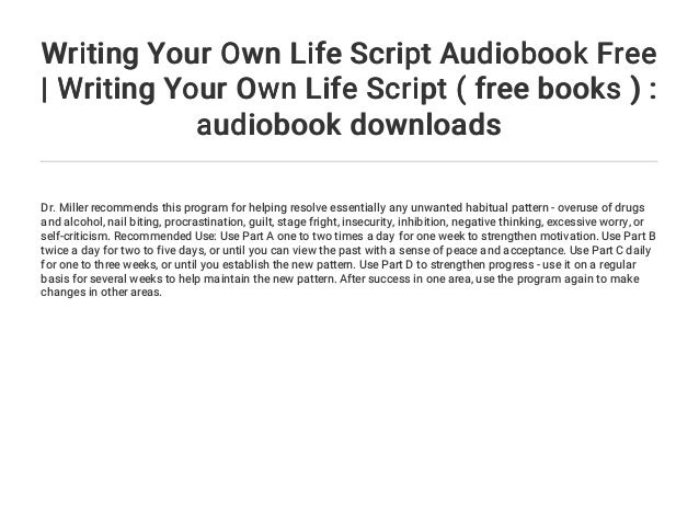 Life script essay image