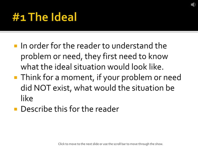 Writing your problem or needs statement | PPTX