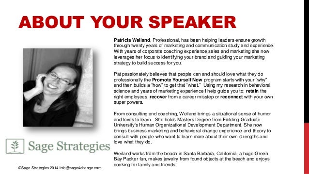 writing your profile