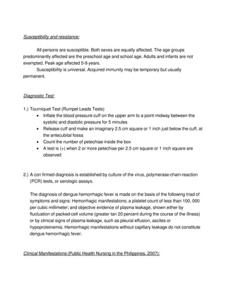 Dengue Hemorrhagic Fever