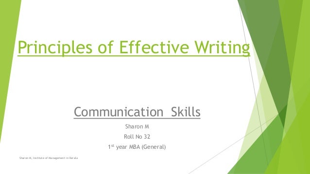 Essay on fundamentals of effective communication in