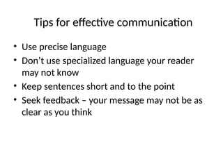 Short Communication Example WRITTEN COMMUNICATION AN OVERVIEW 2.pptx