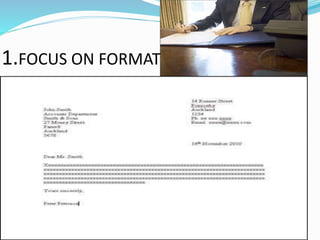 1.FOCUS ON FORMAT
 