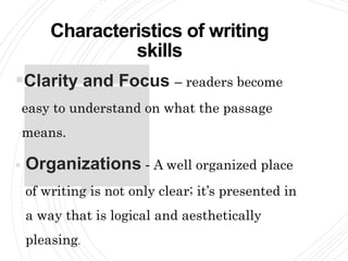 _WRITING-AND-DOCUMENTATION-skills | PPTX