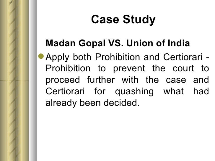 the writ of certiorari