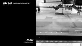 CONVERSATIONAL CONTENT CONSULTING
ZENBRA
WWW.ZENBRA.COM.BR
 