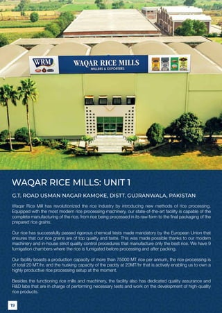 Usman Rice Waqar Rice Mills Exporters |Brochure.pdf