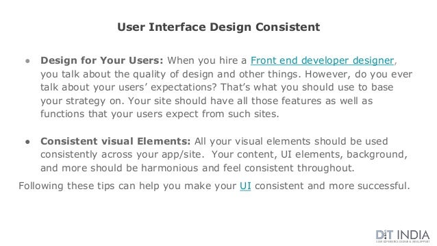 Why Is Consistency Important For Your User Interface Design?