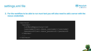 Muni Rms Server CI/CD pipelines for CloudHub 2.0 - Wroclaw MuleSoft Meetup #2 | PDF