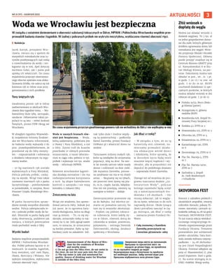 NR 31 (97) – SIERPIEŃ 2022
3
AKTUALNOŚCI
W związku z ostatnimi doniesieniami o obecności substancji toksycznych w Odrze, M...