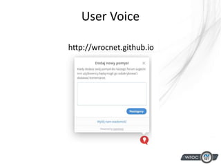 User Voice
 