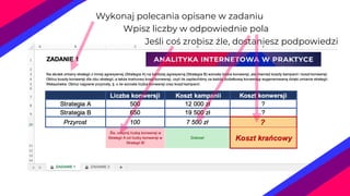 Wykonaj polecania opisane w zadaniu
Wpisz liczby w odpowiednie pola
Jeśli coś zrobisz źle, dostaniesz podpowiedzi
 