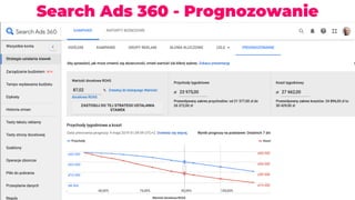 Search Ads 360 - Prognozowanie
 