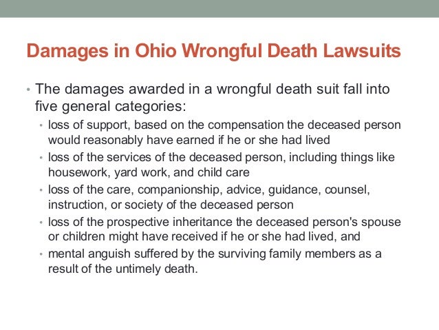 Wrongful Death Laws in Ohio