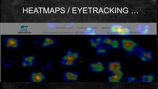 HEATMAPS / EYETRACKING …
 