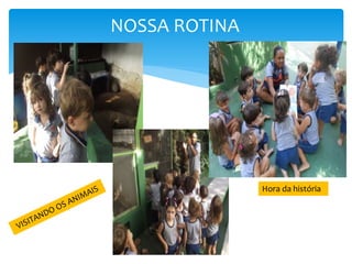 NOSSA ROTINA
Hora da história
 