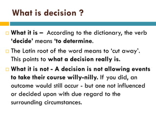 Decision Making & Critical Thinking (6 thinking hats & 5 whys approach ...