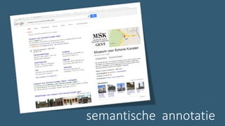semantische annotatie
 