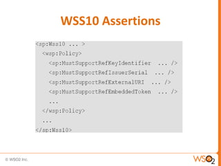 WSS10 Assertions

 
