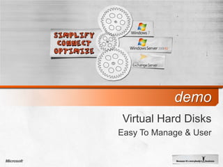 Virtual Hard DisksEasy To Manage & Userdemo