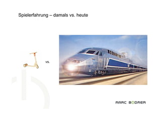 Spielerfahrung – damals vs. heute




            vs.
 