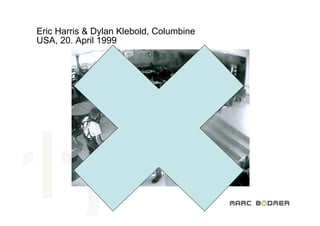 Eric Harris & Dylan Klebold, Columbine
USA, 20. April 1999
 