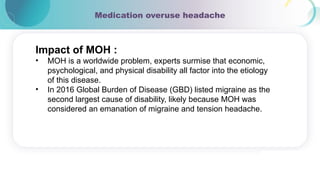 Medication overuse headache and rimegepant | PPTX