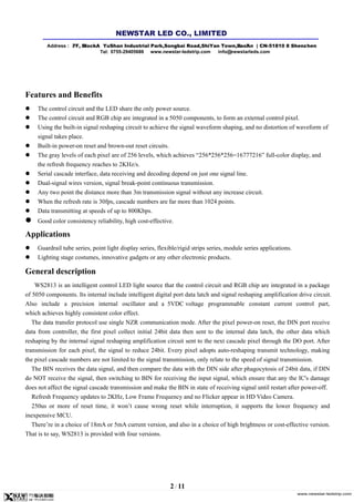 Ws2813 rgb addressable led chip | PDF