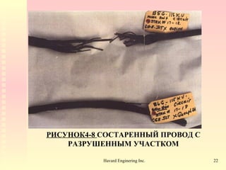 РИСУНОК 4-8   СОСТАРЕННЫЙ ПРОВОД С РАЗРУШЕННЫМ УЧАСТКОМ 