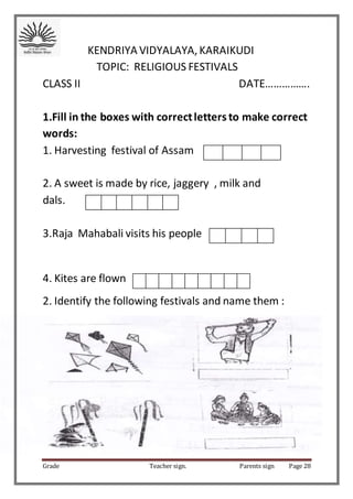 worksheets