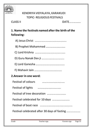 worksheets