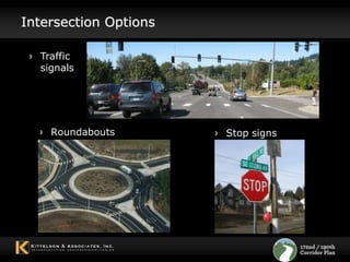 Other Streetscape FeaturesRetaining wall to minimize impacts