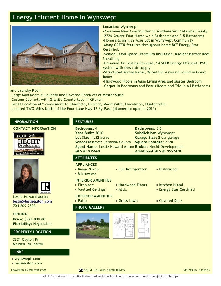 Energy Efficient Home In Wynswept