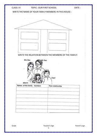 Class Iii Evs Worksheets Docx