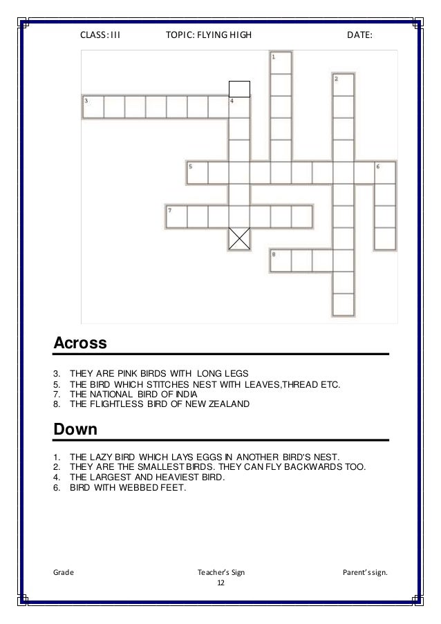 Class Iii Evs Worksheets