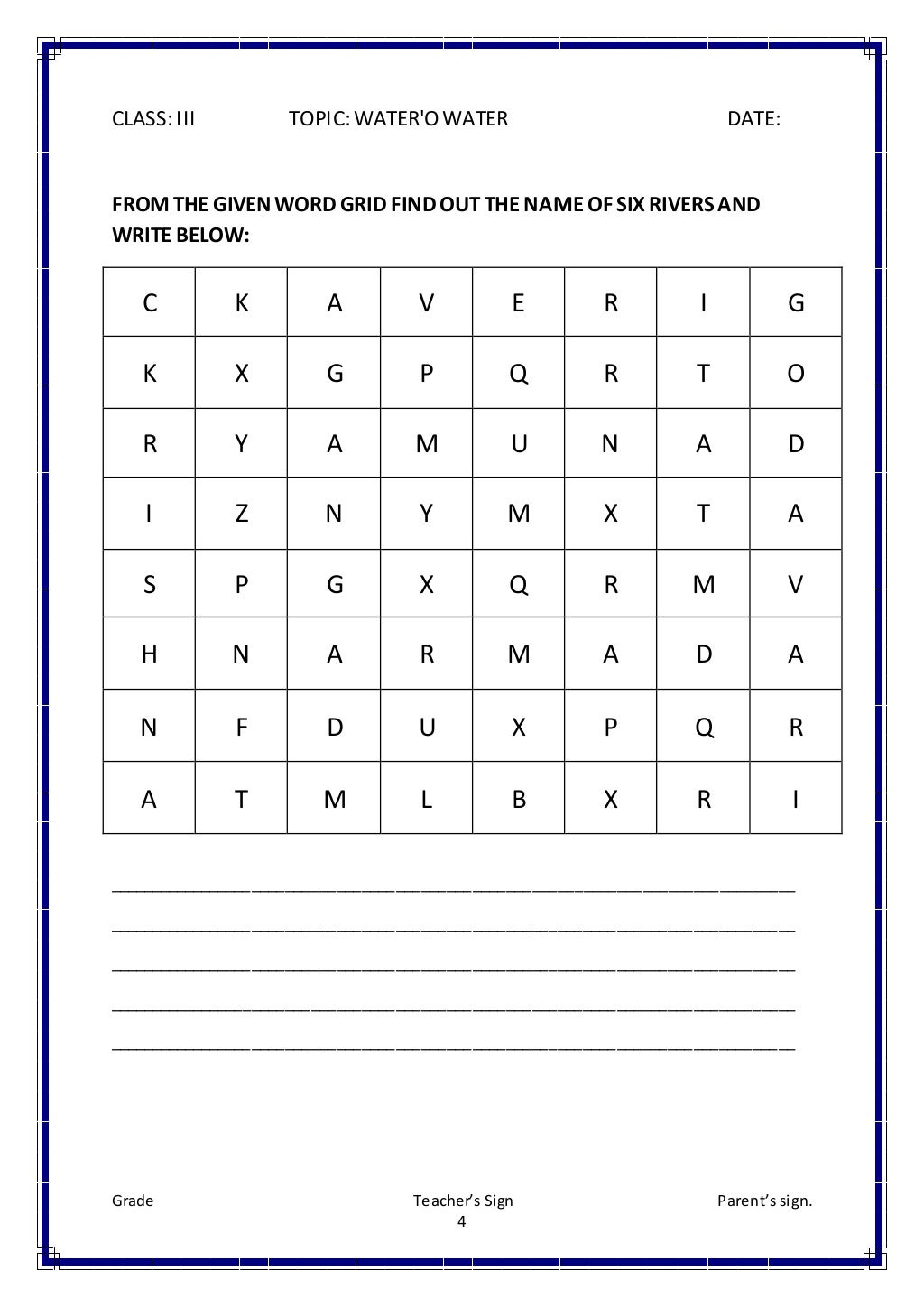 Class 3 Evs Chapter 3 Worksheet - apat2013convention