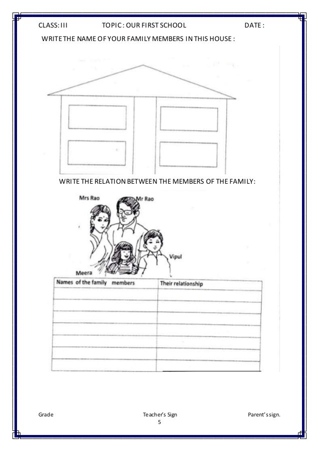 class 3 evs chapter 3 worksheet chapter 4 work we do