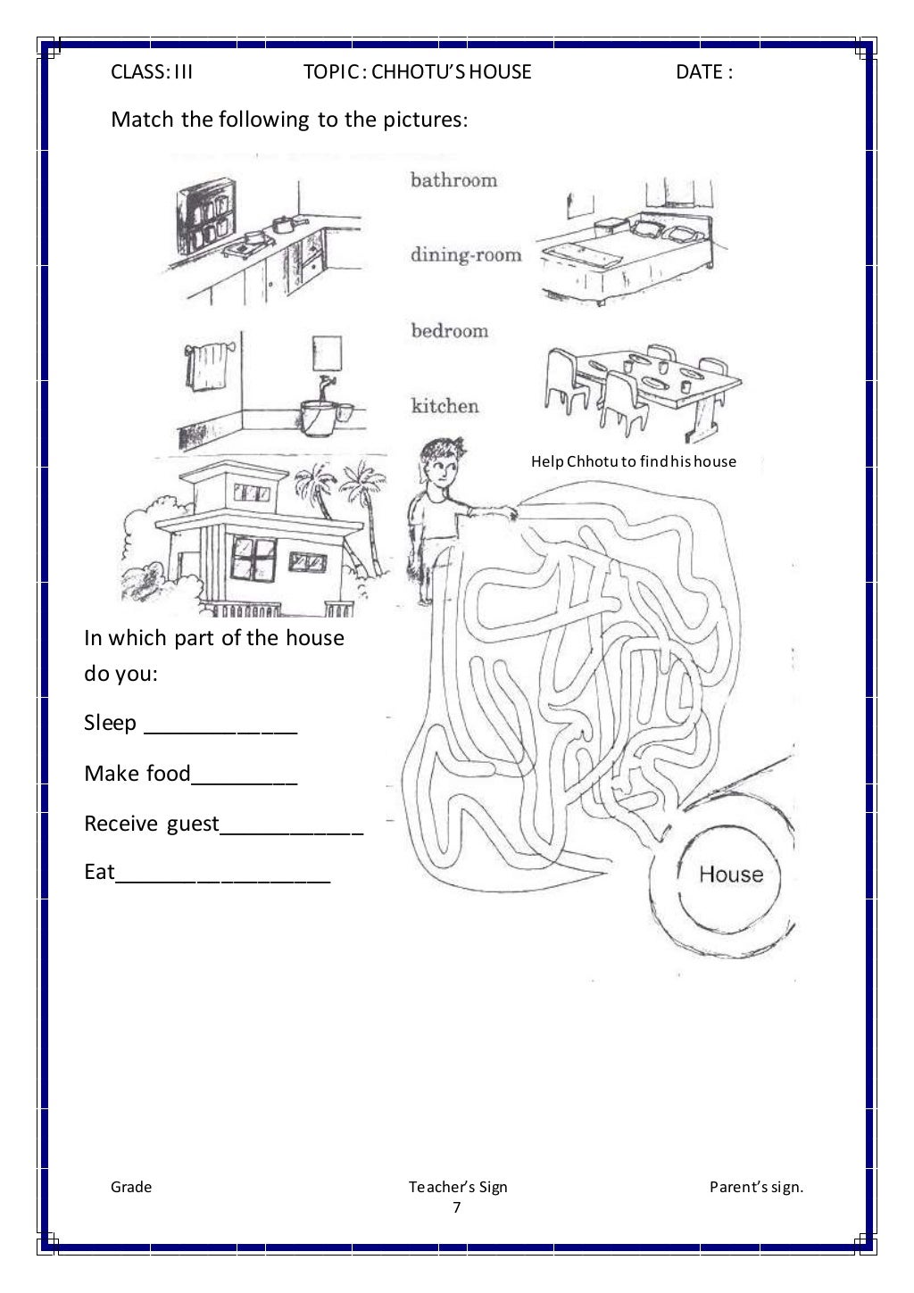 class-iii-evs-worksheets