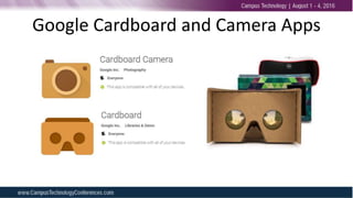 Google Cardboard and Camera Apps