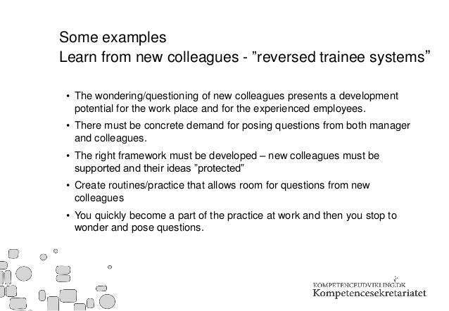 learning on the job examples learning on the job examples