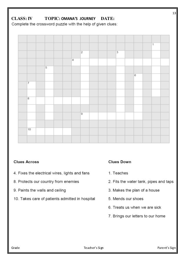 class iv evs worksheets