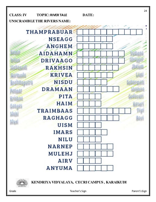 class iv evs worksheets