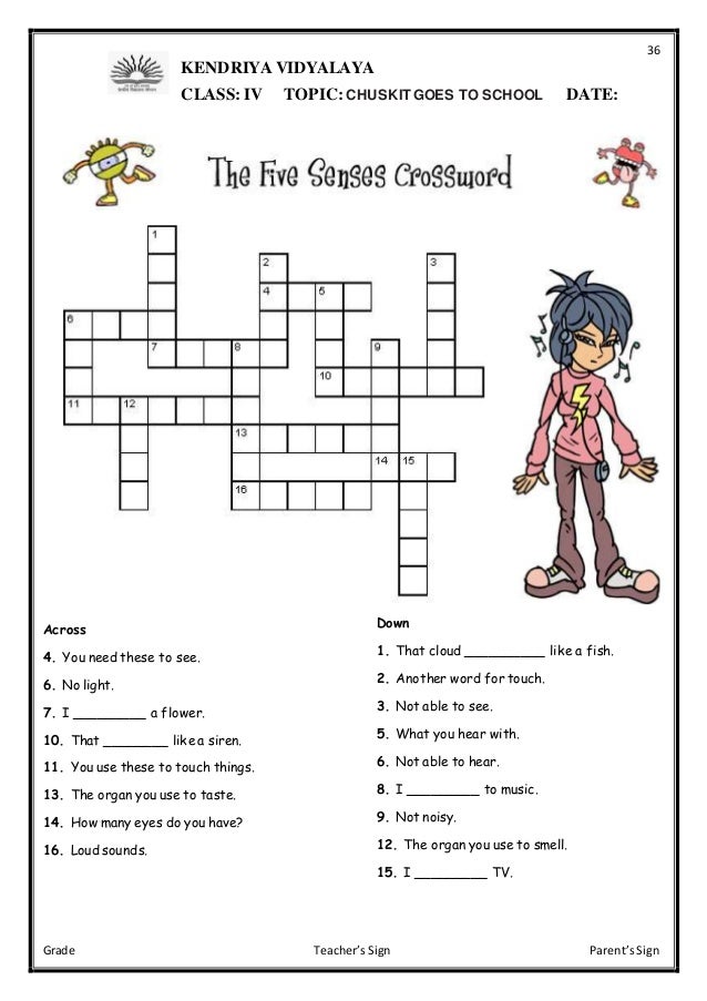 class iv evs worksheets