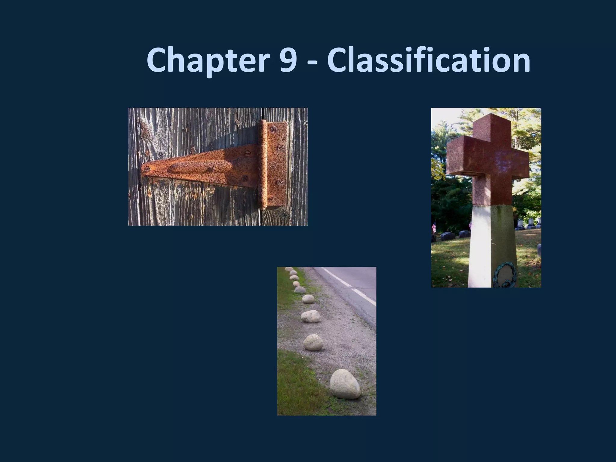 Chapter 9 - Classification
 