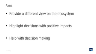 © CoreFiling
Aims
• Provide a different view on the ecosystem
• Highlight decisions with positive impacts
• Help with deci...