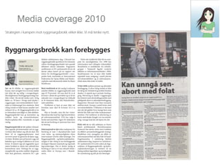 Media coverage 2010 