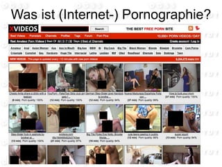 Was ist (Internet-) Pornographie?
 