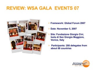 WSA Presentation | PPT