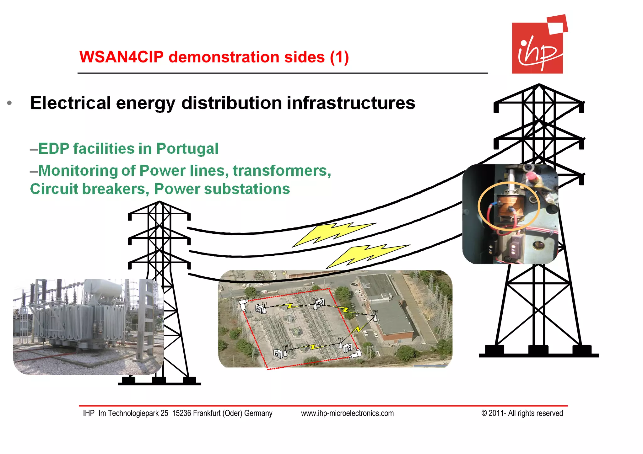 WSAN4CIP demonstration sides (1)




IHP Im Technologiepark 25 15236 Frankfurt (Oder) Germany   www.ihp-microelectronics.com   © 2011- All rights reserved
 