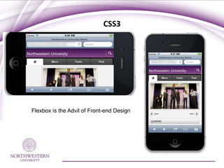 CSS3




Flexbox is the Advil of Front-end Design
 